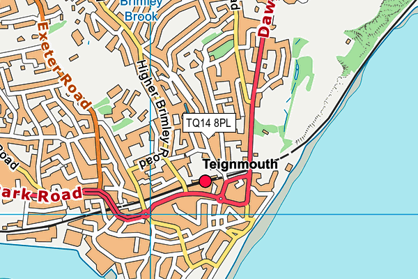 TQ14 8PL map - OS VectorMap District (Ordnance Survey) TQ14 8PL map - OS VectorMap District (Ordnance Survey)