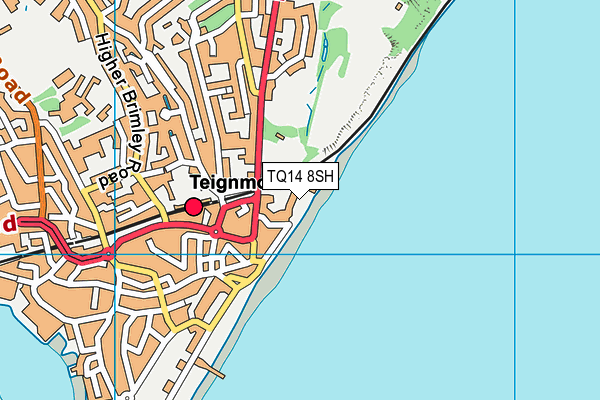 TQ14 8SH map - OS VectorMap District (Ordnance Survey) TQ14 8SH map - OS VectorMap District (Ordnance Survey)