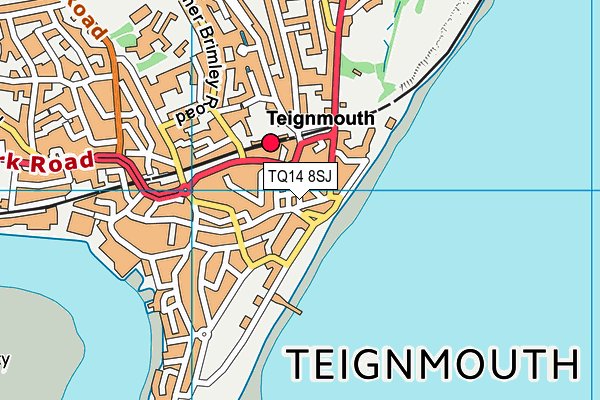 TQ14 8SJ map - OS VectorMap District (Ordnance Survey) TQ14 8SJ map - OS VectorMap District (Ordnance Survey)