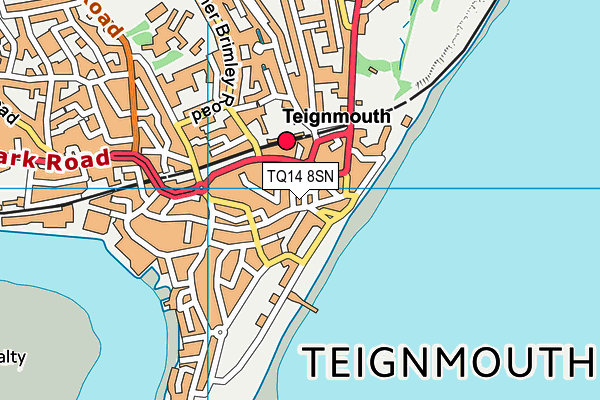 TQ14 8SN map - OS VectorMap District (Ordnance Survey) TQ14 8SN map - OS VectorMap District (Ordnance Survey)