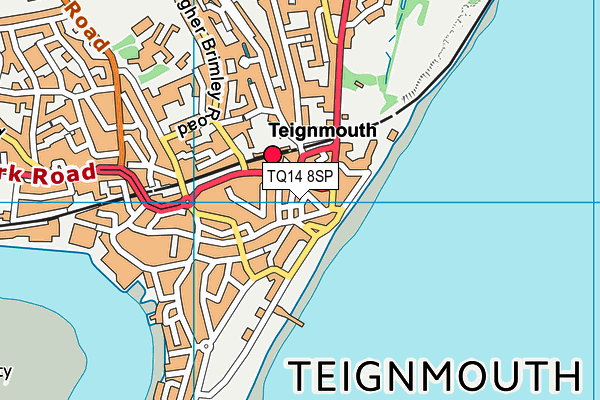 TQ14 8SP map - OS VectorMap District (Ordnance Survey) TQ14 8SP map - OS VectorMap District (Ordnance Survey)