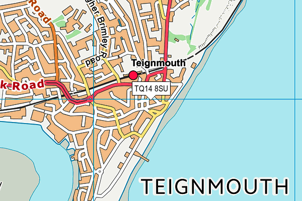 TQ14 8SU map - OS VectorMap District (Ordnance Survey)