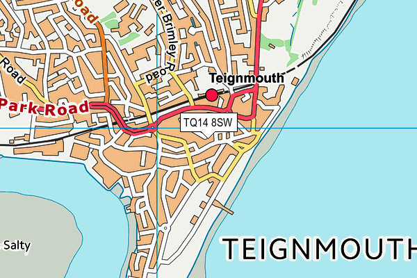 TQ14 8SW map - OS VectorMap District (Ordnance Survey) TQ14 8SW map - OS VectorMap District (Ordnance Survey)
