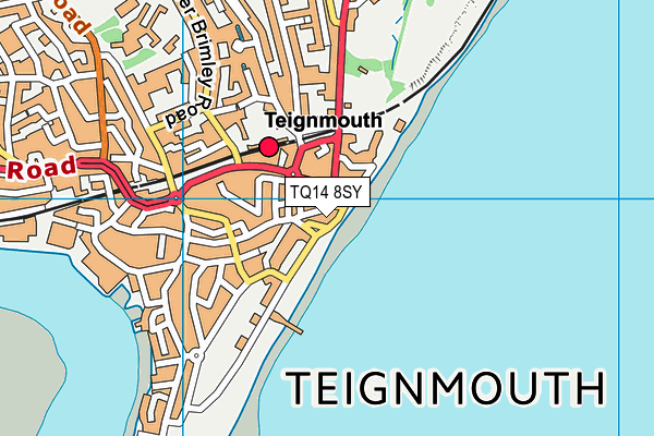 TQ14 8SY map - OS VectorMap District (Ordnance Survey) TQ14 8SY map - OS VectorMap District (Ordnance Survey)