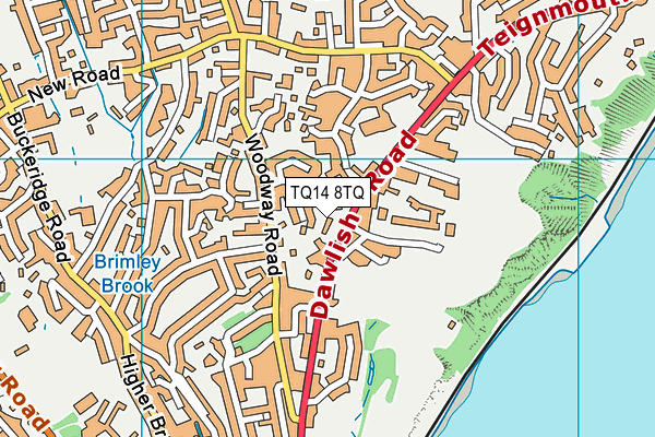 TQ14 8TQ map - OS VectorMap District (Ordnance Survey) TQ14 8TQ map - OS VectorMap District (Ordnance Survey)