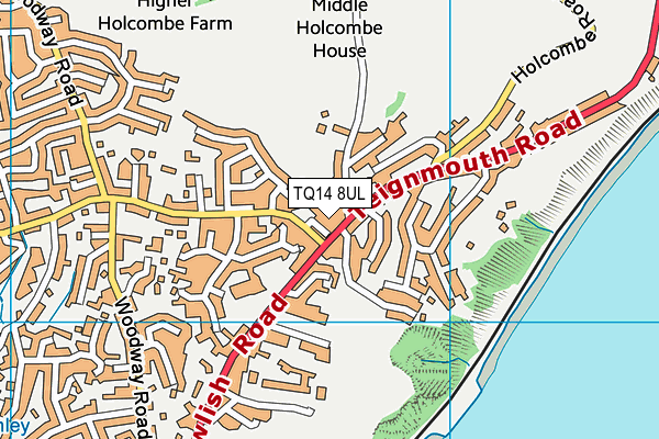 TQ14 8UL map - OS VectorMap District (Ordnance Survey) TQ14 8UL map - OS VectorMap District (Ordnance Survey)