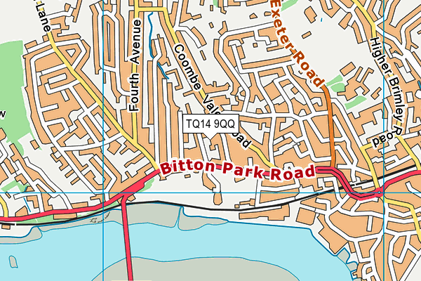 TQ14 9QQ map - OS VectorMap District (Ordnance Survey) TQ14 9QQ map - OS VectorMap District (Ordnance Survey)