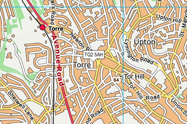 TQ2 5AH map - OS VectorMap District (Ordnance Survey) TQ2 5AH map - OS VectorMap District (Ordnance Survey)