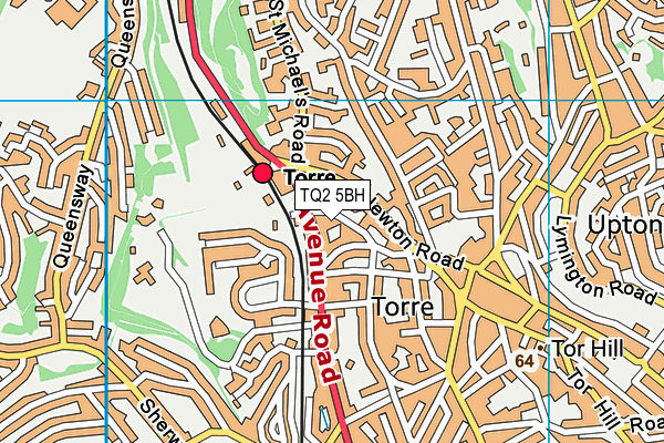 TQ2 5BH map - OS VectorMap District (Ordnance Survey) TQ2 5BH map - OS VectorMap District (Ordnance Survey)