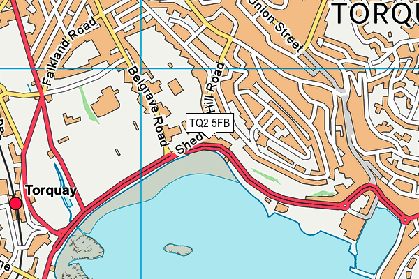 TQ2 5FB map - OS VectorMap District (Ordnance Survey) TQ2 5FB map - OS VectorMap District (Ordnance Survey)