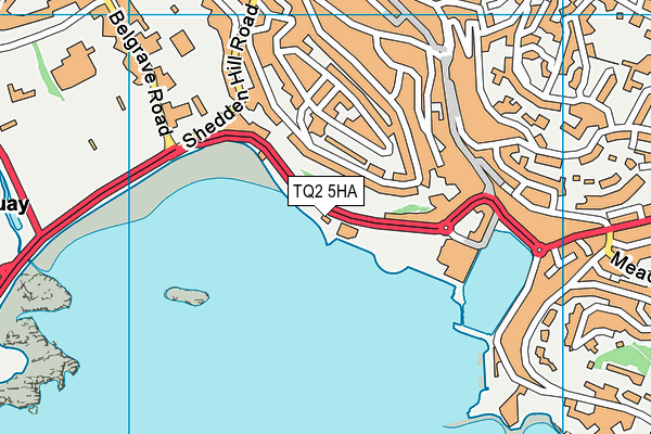 TQ2 5HA map - OS VectorMap District (Ordnance Survey) TQ2 5HA map - OS VectorMap District (Ordnance Survey)