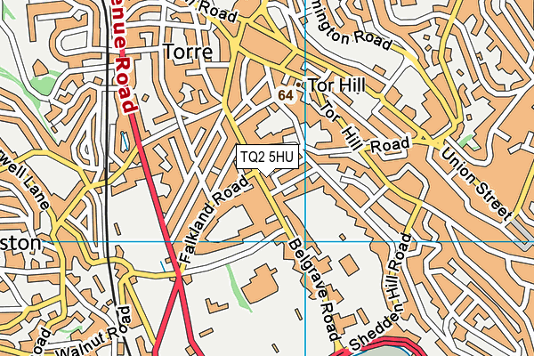 TQ2 5HU map - OS VectorMap District (Ordnance Survey) TQ2 5HU map - OS VectorMap District (Ordnance Survey)