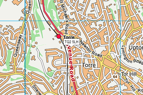 TQ2 5LH map - OS VectorMap District (Ordnance Survey) TQ2 5LH map - OS VectorMap District (Ordnance Survey)