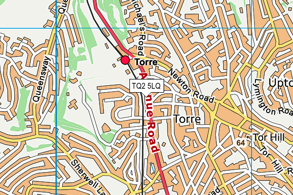 TQ2 5LQ map - OS VectorMap District (Ordnance Survey) TQ2 5LQ map - OS VectorMap District (Ordnance Survey)