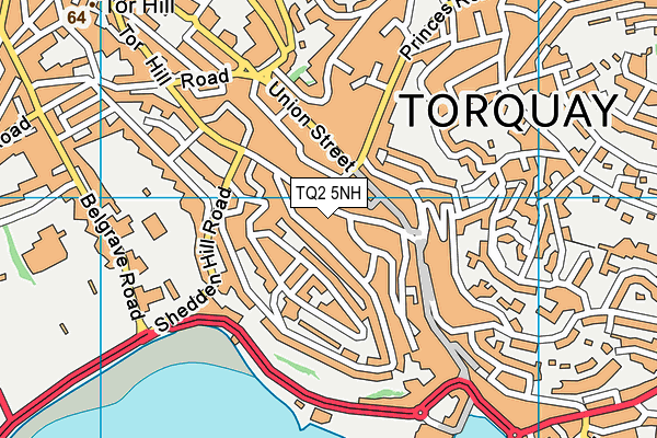 TQ2 5NH map - OS VectorMap District (Ordnance Survey) TQ2 5NH map - OS VectorMap District (Ordnance Survey)