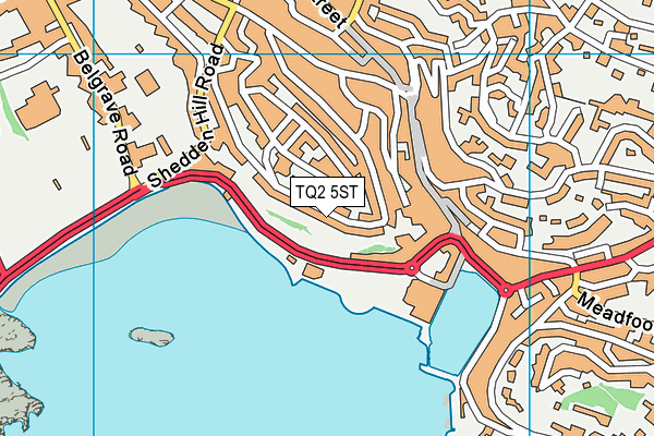 TQ2 5ST map - OS VectorMap District (Ordnance Survey) TQ2 5ST map - OS VectorMap District (Ordnance Survey)