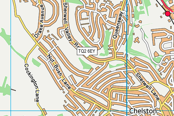 TQ2 6EY map - OS VectorMap District (Ordnance Survey) TQ2 6EY map - OS VectorMap District (Ordnance Survey)