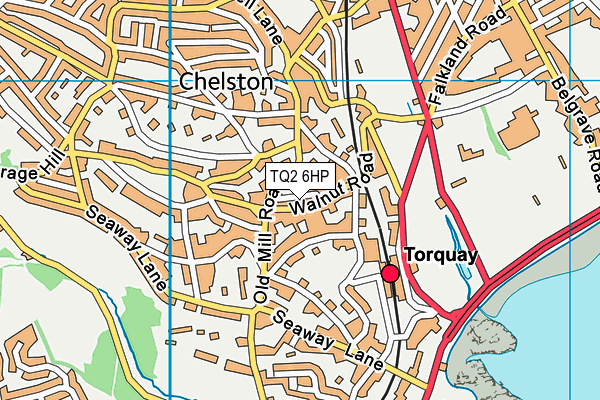 TQ2 6HP map - OS VectorMap District (Ordnance Survey) TQ2 6HP map - OS VectorMap District (Ordnance Survey)