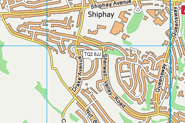 TQ2 6JJ map - OS VectorMap District (Ordnance Survey) TQ2 6JJ map - OS VectorMap District (Ordnance Survey)
