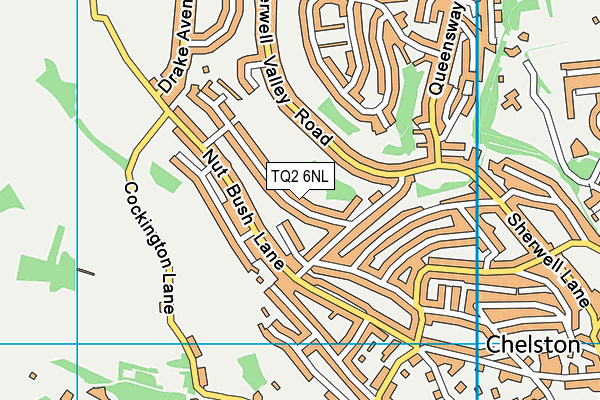TQ2 6NL map - OS VectorMap District (Ordnance Survey) TQ2 6NL map - OS VectorMap District (Ordnance Survey)