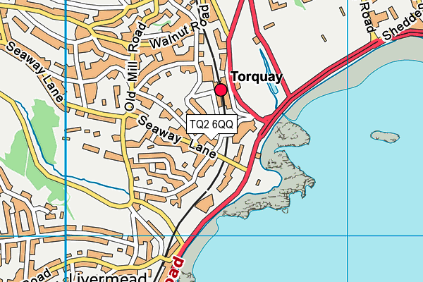 TQ2 6QQ map - OS VectorMap District (Ordnance Survey) TQ2 6QQ map - OS VectorMap District (Ordnance Survey)