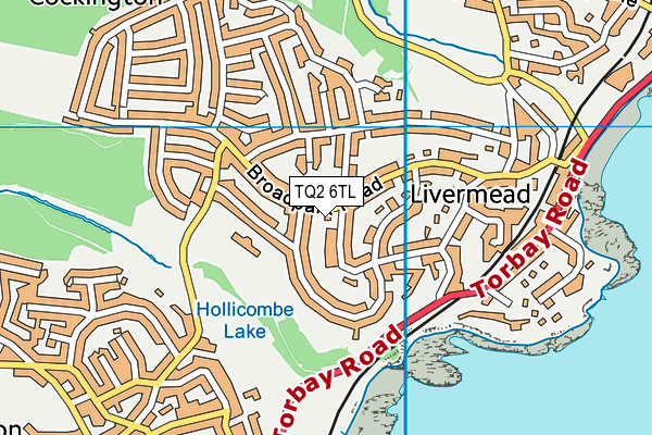 TQ2 6TL map - OS VectorMap District (Ordnance Survey) TQ2 6TL map - OS VectorMap District (Ordnance Survey)