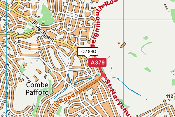 TQ2 8BQ map - OS VectorMap District (Ordnance Survey) TQ2 8BQ map - OS VectorMap District (Ordnance Survey)