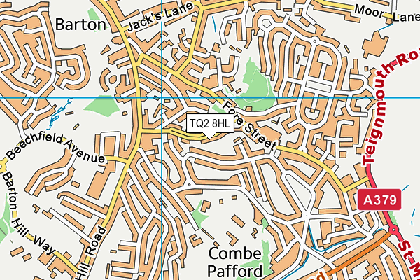 TQ2 8HL map - OS VectorMap District (Ordnance Survey) TQ2 8HL map - OS VectorMap District (Ordnance Survey)
