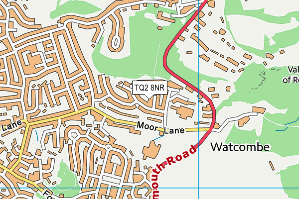 TQ2 8NR map - OS VectorMap District (Ordnance Survey) TQ2 8NR map - OS VectorMap District (Ordnance Survey)