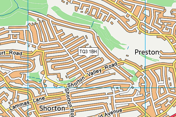 TQ3 1BH map - OS VectorMap District (Ordnance Survey)