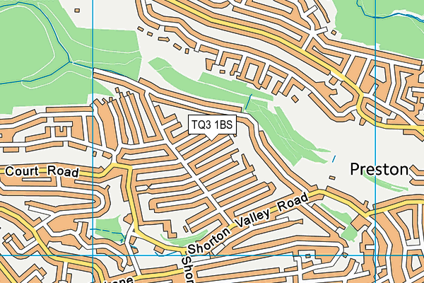 TQ3 1BS map - OS VectorMap District (Ordnance Survey) TQ3 1BS map - OS VectorMap District (Ordnance Survey)
