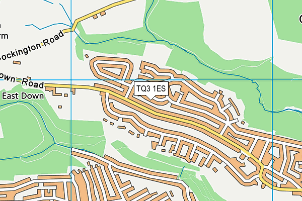 TQ3 1ES map - OS VectorMap District (Ordnance Survey) TQ3 1ES map - OS VectorMap District (Ordnance Survey)