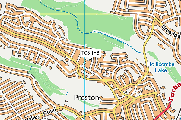 TQ3 1HB map - OS VectorMap District (Ordnance Survey) TQ3 1HB map - OS VectorMap District (Ordnance Survey)