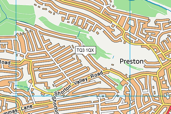 TQ3 1QX map - OS VectorMap District (Ordnance Survey) TQ3 1QX map - OS VectorMap District (Ordnance Survey)