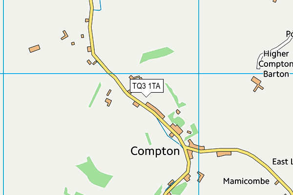 TQ3 1TA map - OS VectorMap District (Ordnance Survey) TQ3 1TA map - OS VectorMap District (Ordnance Survey)