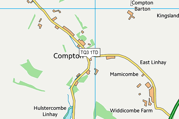 TQ3 1TD map - OS VectorMap District (Ordnance Survey) TQ3 1TD map - OS VectorMap District (Ordnance Survey)