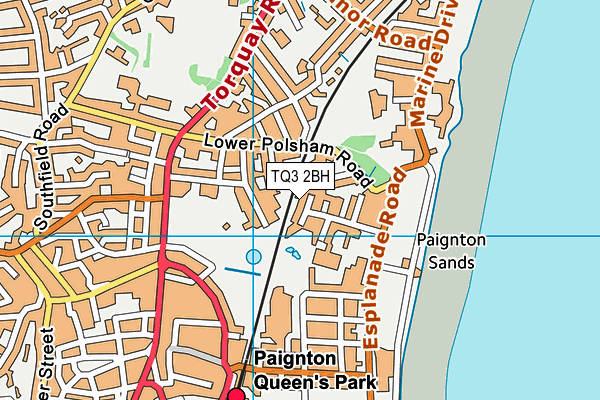 TQ3 2BH map - OS VectorMap District (Ordnance Survey)