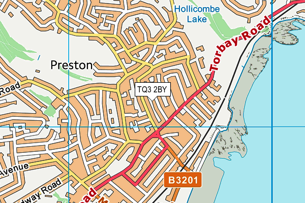 TQ3 2BY map - OS VectorMap District (Ordnance Survey) TQ3 2BY map - OS VectorMap District (Ordnance Survey)