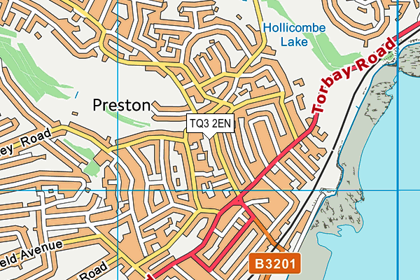 TQ3 2EN map - OS VectorMap District (Ordnance Survey)