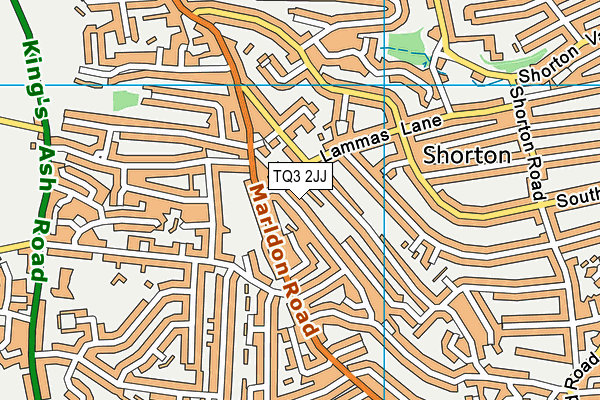 TQ3 2JJ map - OS VectorMap District (Ordnance Survey) TQ3 2JJ map - OS VectorMap District (Ordnance Survey)