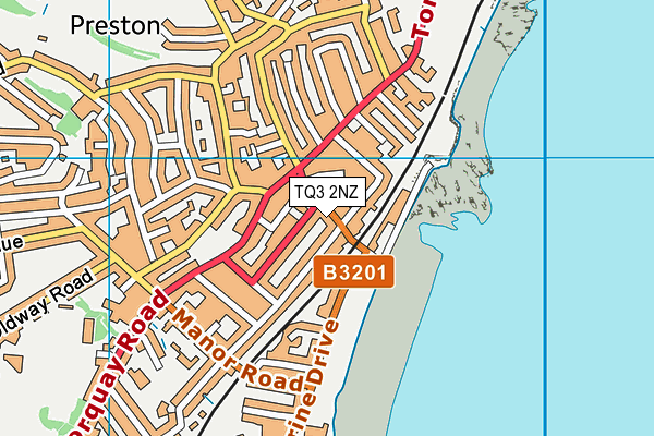 TQ3 2NZ map - OS VectorMap District (Ordnance Survey) TQ3 2NZ map - OS VectorMap District (Ordnance Survey)
