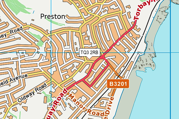 TQ3 2RB map - OS VectorMap District (Ordnance Survey) TQ3 2RB map - OS VectorMap District (Ordnance Survey)