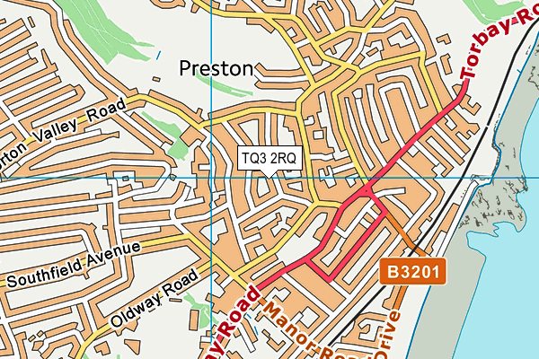 TQ3 2RQ map - OS VectorMap District (Ordnance Survey) TQ3 2RQ map - OS VectorMap District (Ordnance Survey)