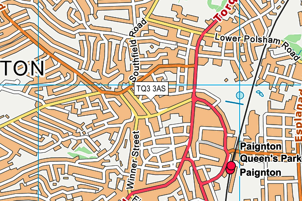 TQ3 3AS map - OS VectorMap District (Ordnance Survey) TQ3 3AS map - OS VectorMap District (Ordnance Survey)