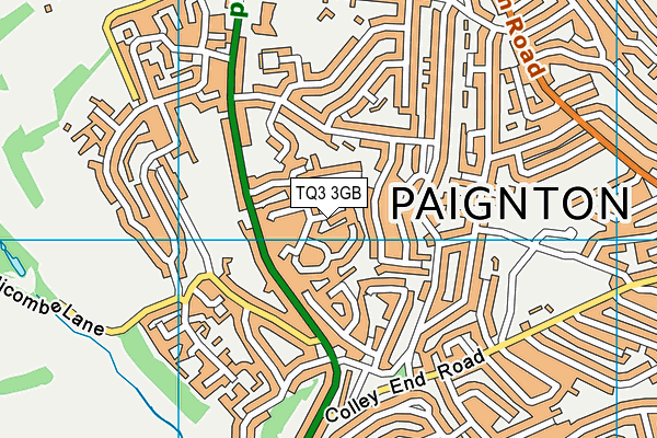 TQ3 3GB map - OS VectorMap District (Ordnance Survey)