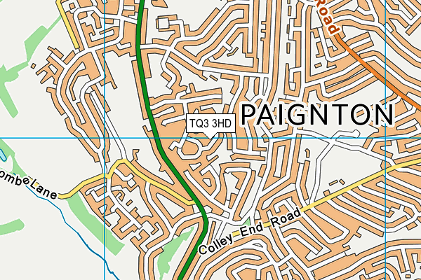 TQ3 3HD map - OS VectorMap District (Ordnance Survey) TQ3 3HD map - OS VectorMap District (Ordnance Survey)