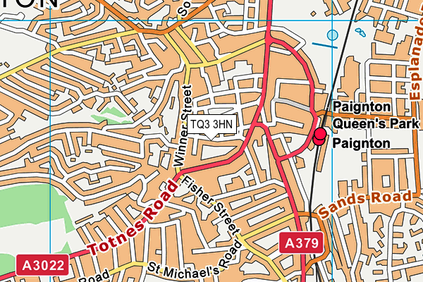 TQ3 3HN map - OS VectorMap District (Ordnance Survey) TQ3 3HN map - OS VectorMap District (Ordnance Survey)