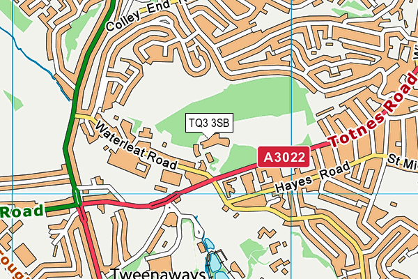 TQ3 3SB map - OS VectorMap District (Ordnance Survey) TQ3 3SB map - OS VectorMap District (Ordnance Survey)