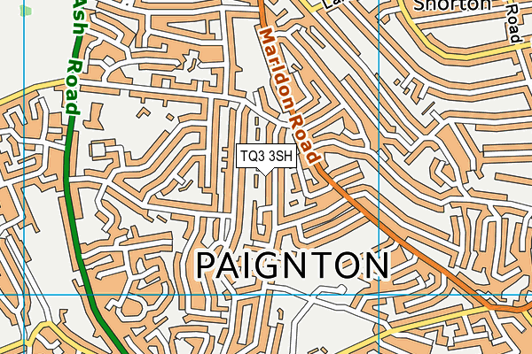 TQ3 3SH map - OS VectorMap District (Ordnance Survey) TQ3 3SH map - OS VectorMap District (Ordnance Survey)
