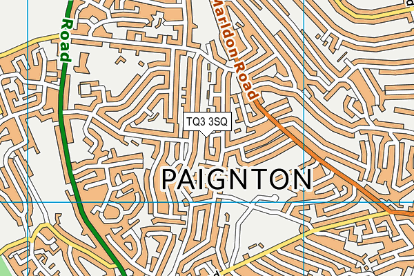 TQ3 3SQ map - OS VectorMap District (Ordnance Survey) TQ3 3SQ map - OS VectorMap District (Ordnance Survey)